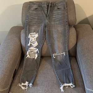 American Eagle gray next level stretch size 12